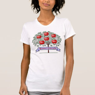 Shirt Familiestructuur - 6 Namen
