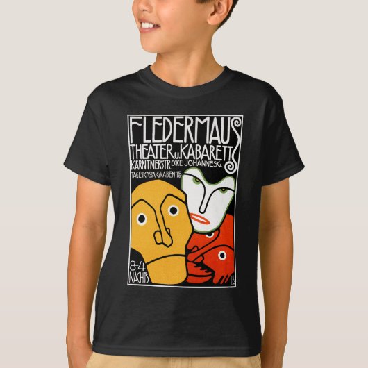 Shirt: Fledermaus Theater en Cabaret T-shirt (Voorkant)