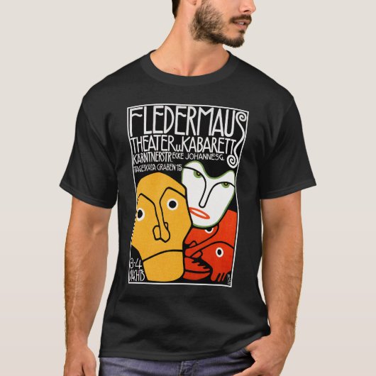 Shirt: Fledermaus Theater en Cabaret T-shirt (Voorkant)