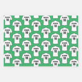 Shirt football in witte papierbladen inpakpapier vel (Voorkant)