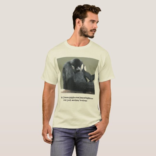 shirt foto van gibbon (Voorkant volledig)