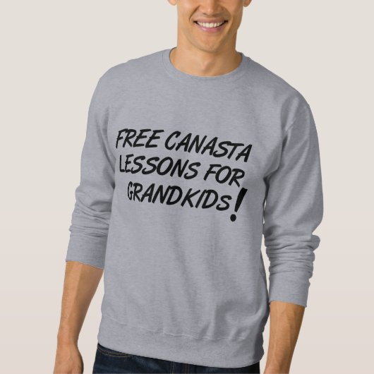 shirt "Free Canasta Lessons" (Voorkant)