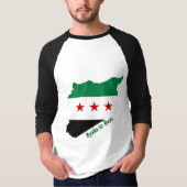 shirt - Free Syria kaart (Voorkant)