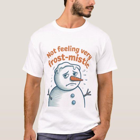 Shirt | Funny Snowman Christmas Tee | Winter Humor (Voorkant)