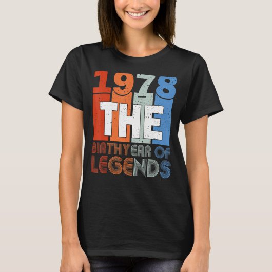 shirt geboren in 1978 (Voorkant)