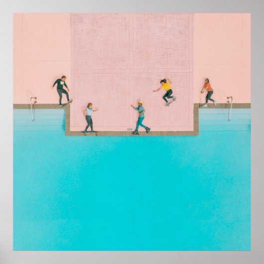 Shirt, geel, voor dames poster (Voorkant)