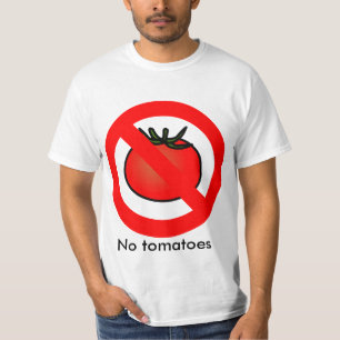 shirt "Geen tomaten".