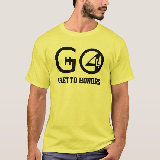 Shirt getto Honors (lichtkleuren) (Voorkant)