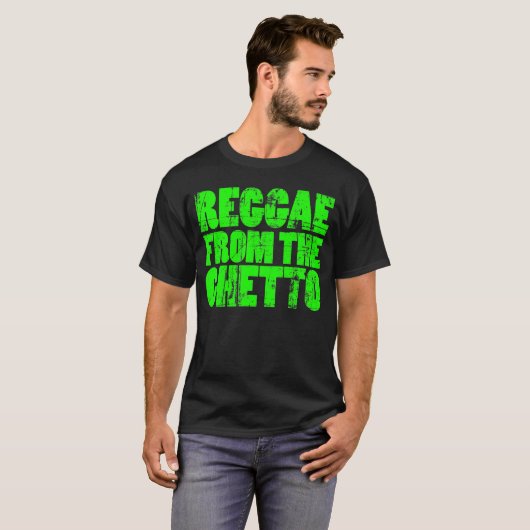 Shirt getto Reggae (Voorkant volledig)