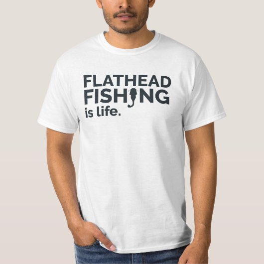 Shirt Gevist van flathead Catfish (Voorkant)