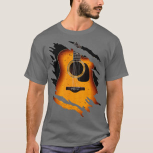 Shirt gitaar akoestische muziek Shirt gitarist