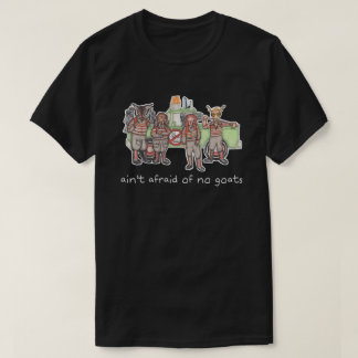 shirt "goatbusters" (donker, diverse stijlen)