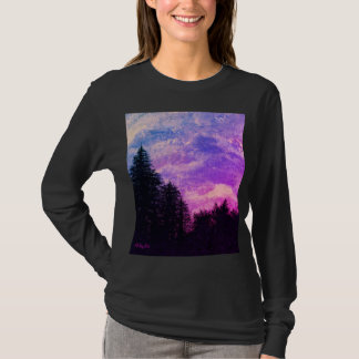 Shirt "Golden Sunset Pines" door All Joy Art