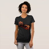 Shirt Gory Zombie, dames Shirt (Voorkant volledig)