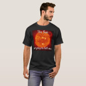 Shirt: Gothic Sun T-shirt (Voorkant volledig)