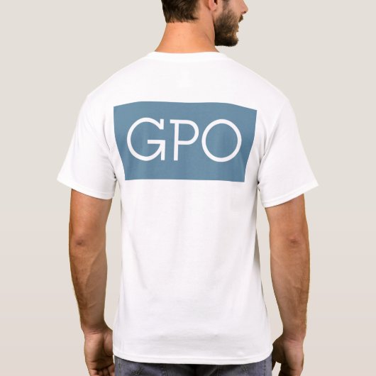 Shirt GPO zegels (Achterkant)