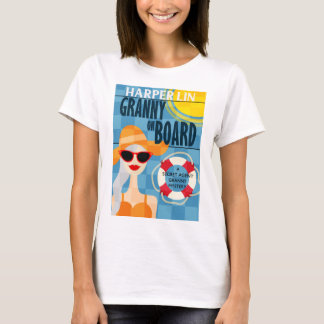 SHIRT Granny aan boord door Harper Lin Book Hoesje