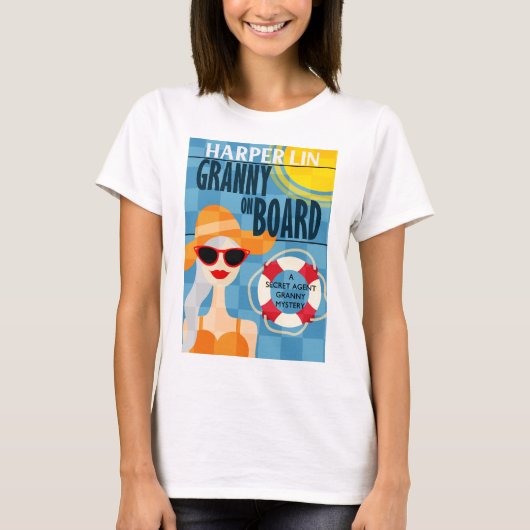 SHIRT Granny aan boord door Harper Lin Book Hoesje (Voorkant)