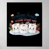 Shirt Grappig in verlegenheid brengen Ik ben geen  Poster (Voorkant)