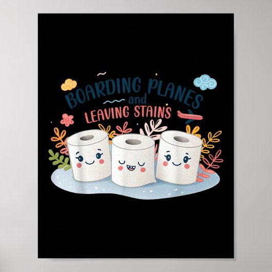 Shirt Grappig in verlegenheid brengen Ik ben geen  Poster (Voorkant)