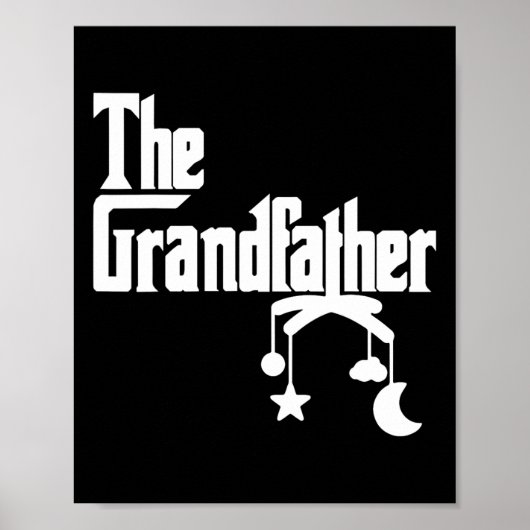 Shirt Grappig Vaderdag Opa Gift Poster (Voorkant)