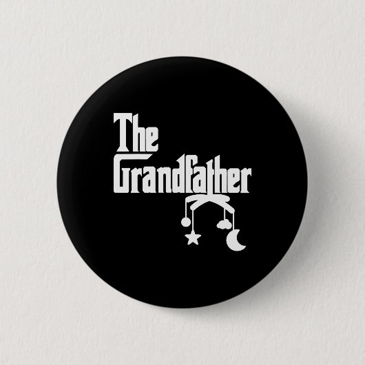 Shirt Grappig Vaderdag Opa Gift Ronde Button 5,7 Cm (Voorkant)
