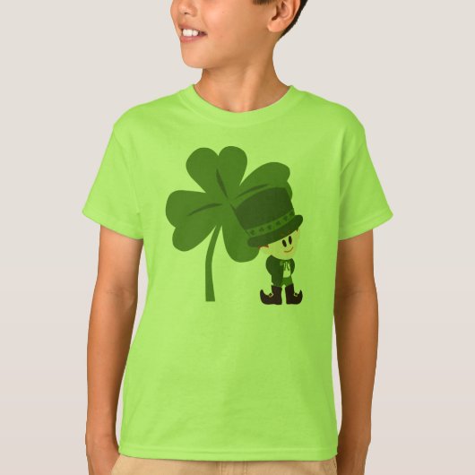 shirt groene jongen (Voorkant)