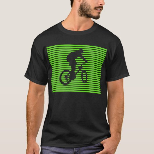 shirt - groene lijnen (Voorkant)