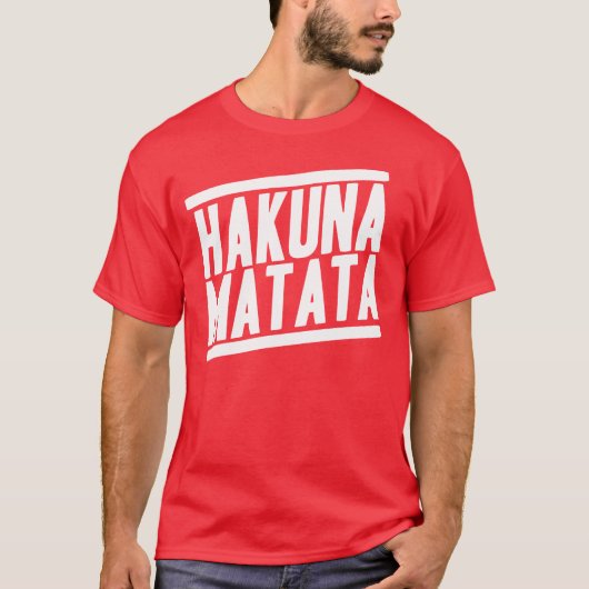Shirt Hakuna Matata (Voorkant)