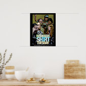 Shirt Hawaiian Dinsdag Poster (Keuken)