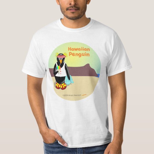 Shirt Hawaiian Penguin (Voorkant)