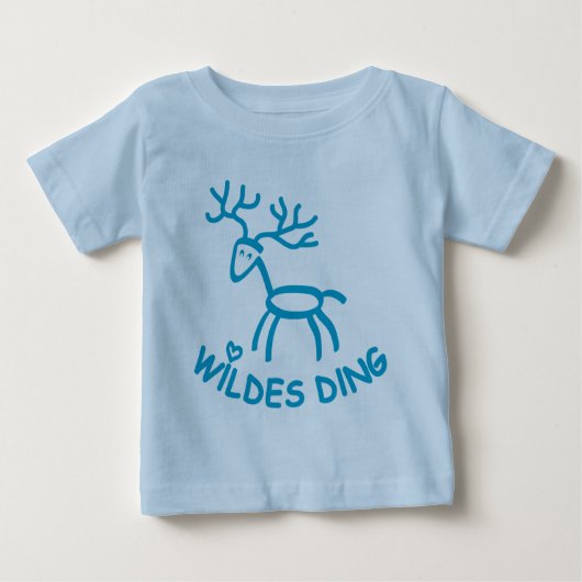 shirt hirsch geweih hirschgeweih elch wild (Voorkant)