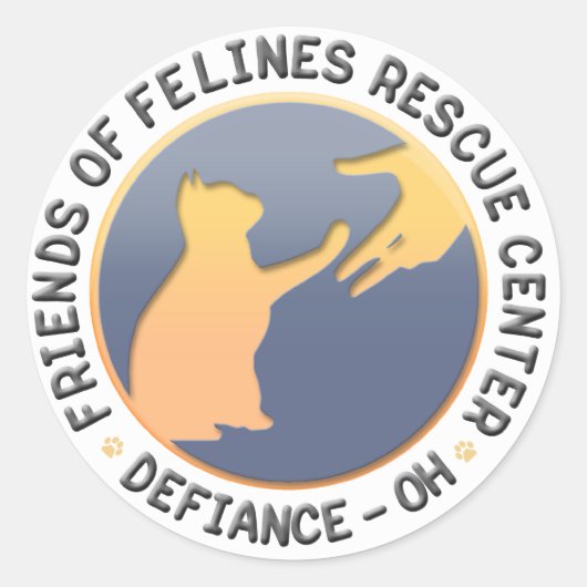 shirt_horizontal_standardlogo.png ronde sticker (Voorkant)