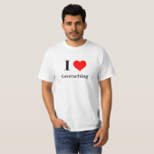 Shirt - I Heart Geocaching (Voorkant volledig)