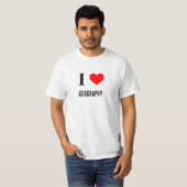 Shirt - I Heart Geography (Voorkant volledig)