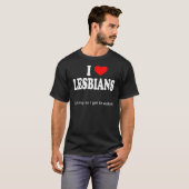 shirt "I Heart Lesbians" (Voorkant volledig)