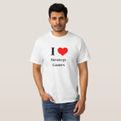 Shirt - I Heart Strategy Games (Voorkant volledig)