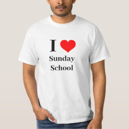 Shirt - I Heart Sunday School