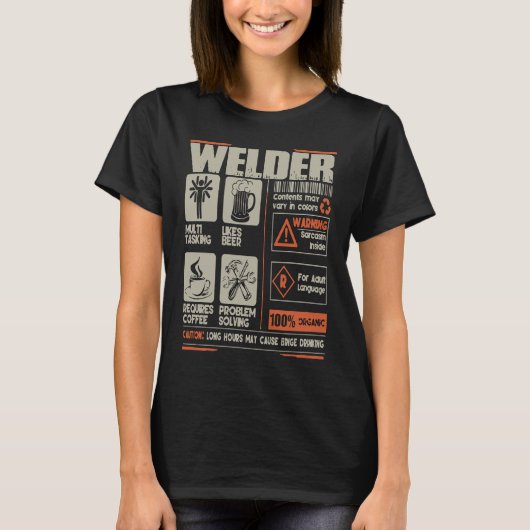 Shirt I m A Multitasking Welder (Voorkant)