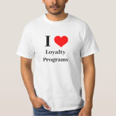 Shirt - Ik hart Loyaliteit Programma's (Voorkant)