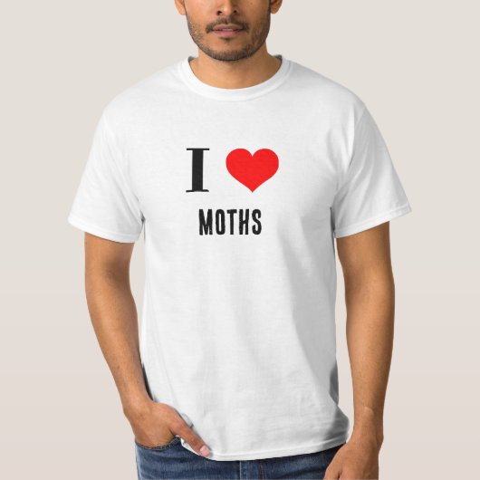 Shirt - Ik Hart motten (Voorkant)
