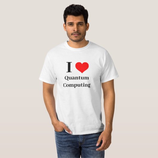 Shirt - Ik hart Quantum Computing (Voorkant volledig)