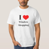 Shirt - Ik hart Window Shopping (Voorkant)