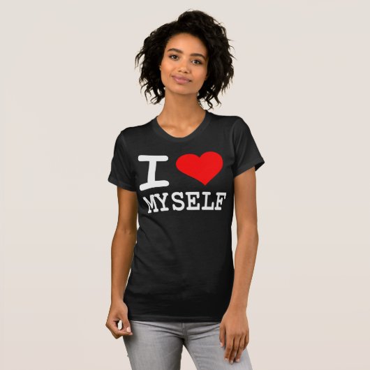 shirt "IK HOEF VAN MYSELF" (Voorkant volledig)