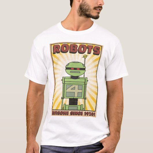 Shirt in het herfstmeer "ROBOT" (Voorkant)