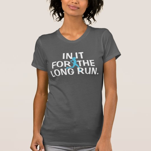 Shirt "IN IT VOOR DE LANGE RUN" (Voorkant)