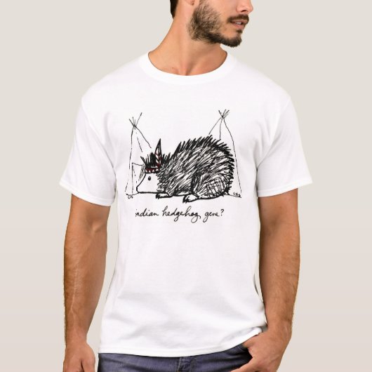 Shirt Indische egel (Voorkant)