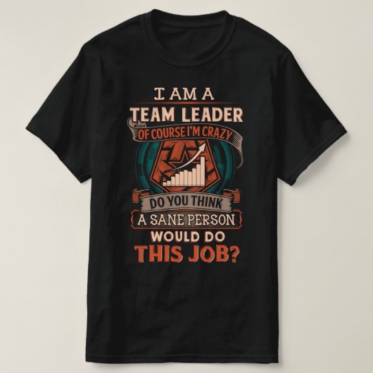 Shirt Insane Team Leader (Design voorkant)