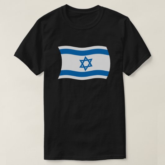 Shirt Israël-vlag (Design voorkant)