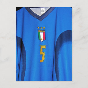 Shirt Italiaans Football Briefkaart